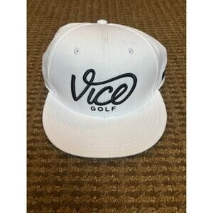 🤍🖤Vice Golf Crew Cap. SnapBack. Cotton. adjustable. comfy. OSFM. EUC!🖤🤍
